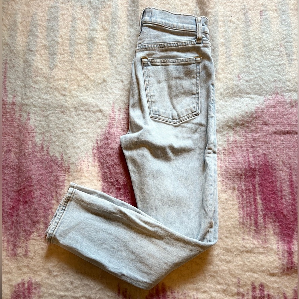 Abercrombie & Fitch Light Blue The Skinny High Rise Jeans 25 Short - Picture 5 of 6